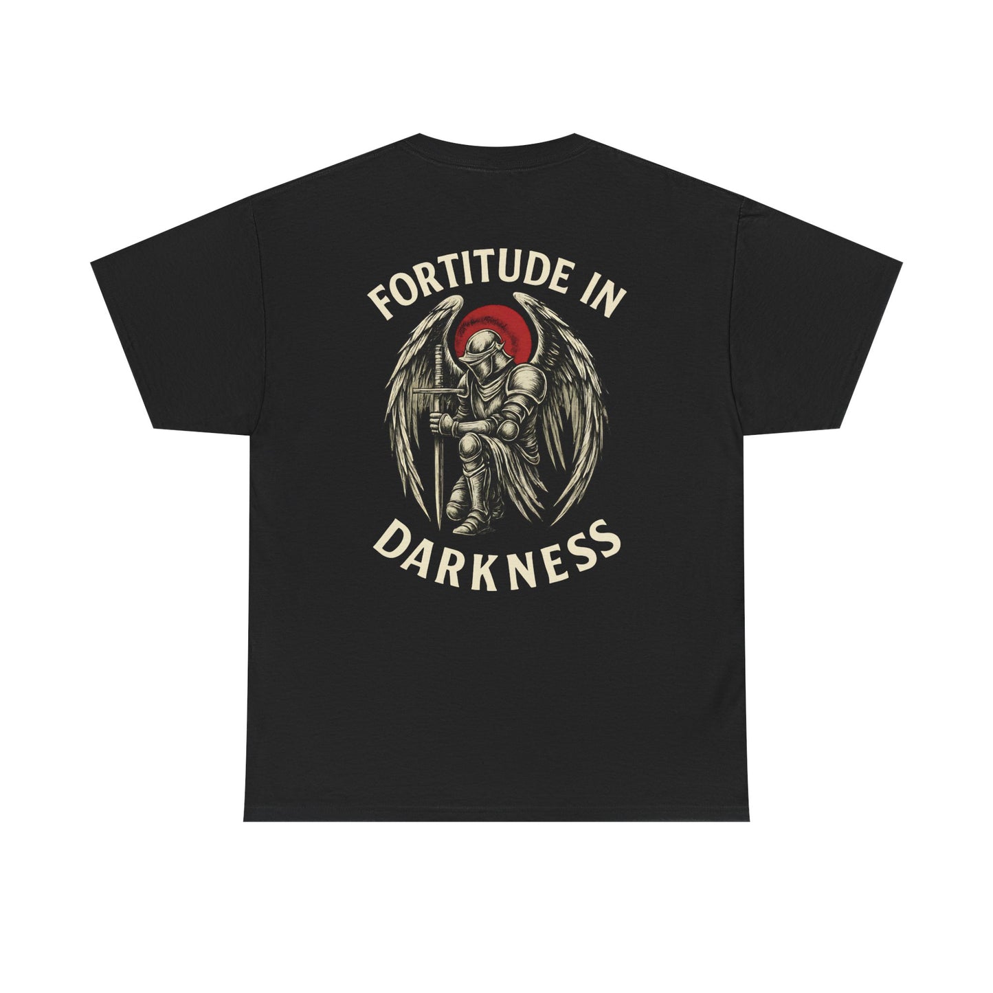 Fortitude in Darkness - Angel Knight Graphic T‑Shirt