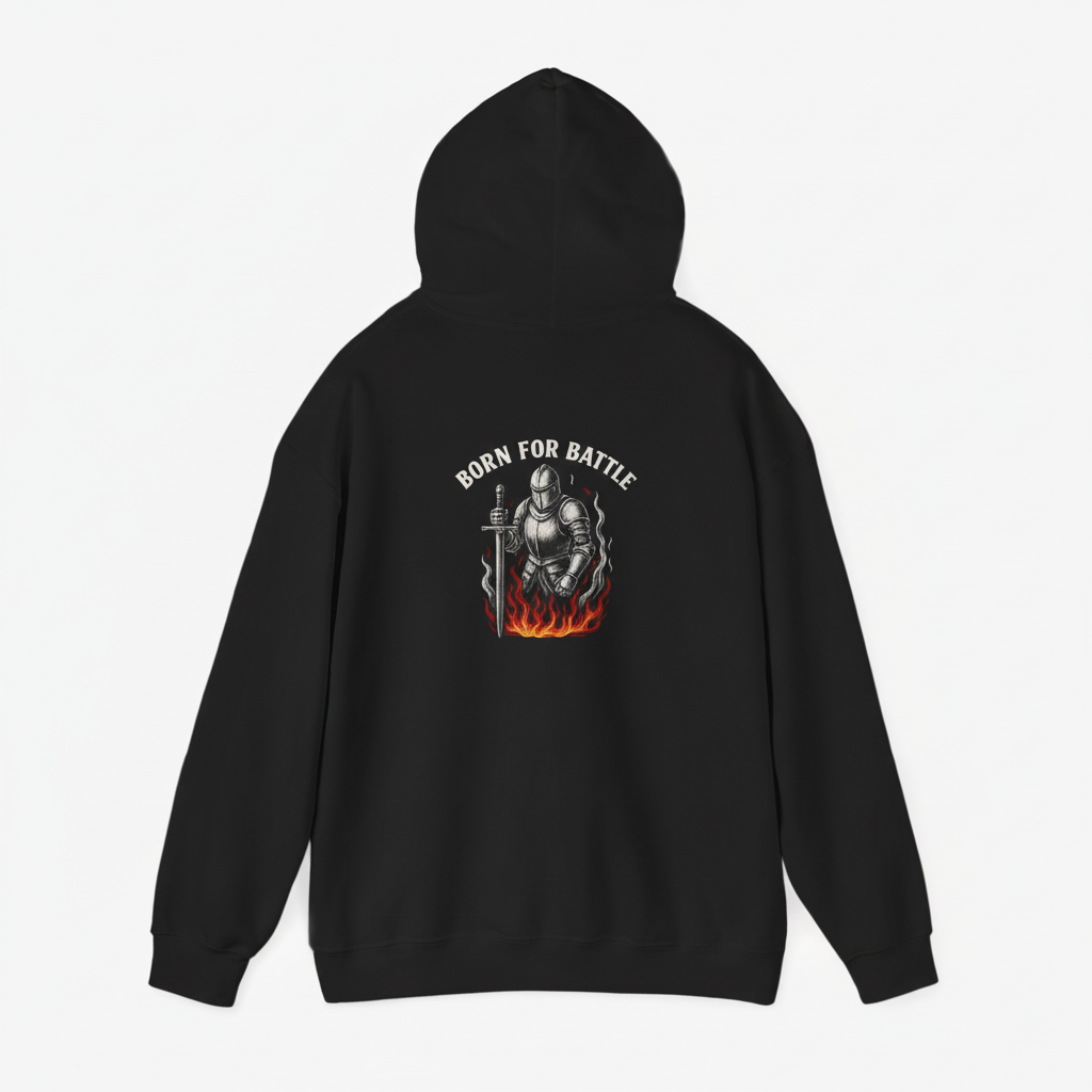 Knight Armor - Born for Battle Graphic Hoodie