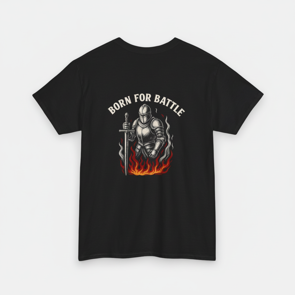 Knight Armor - Born for Battle Graphic T-Shirt
