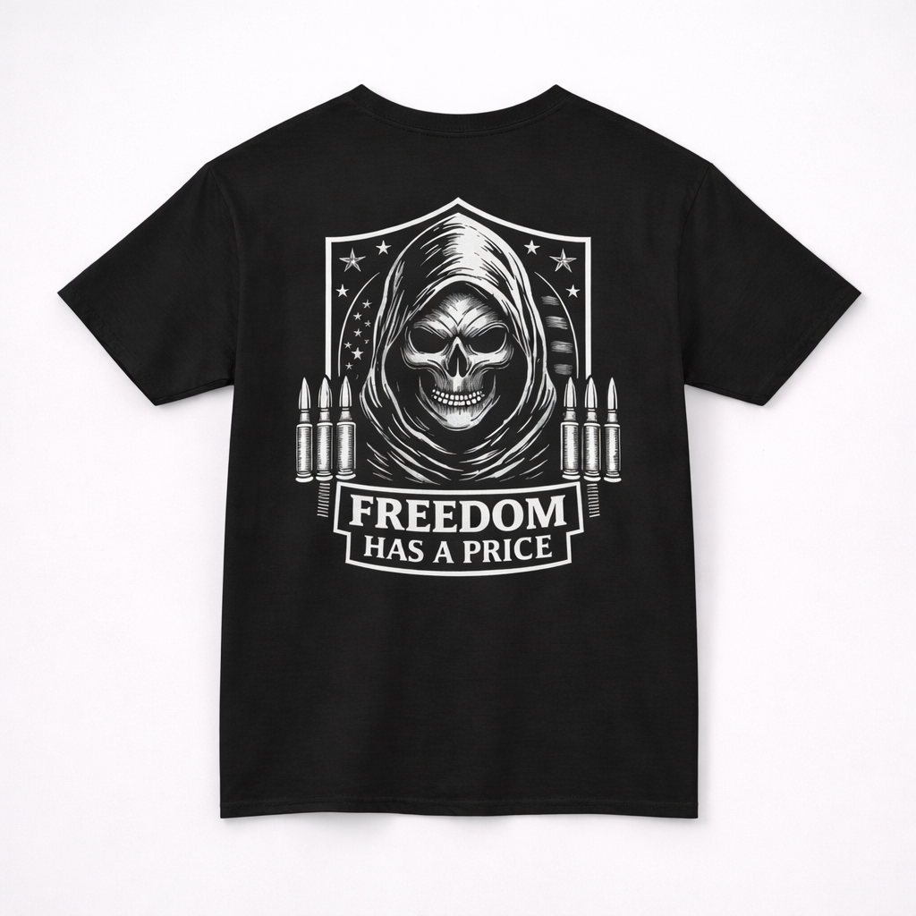 Freedom Has a Price - Reaper Crest T-Shirt