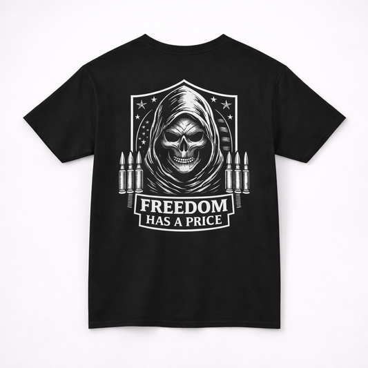 Freedom Has a Price - Reaper Crest T-Shirt
