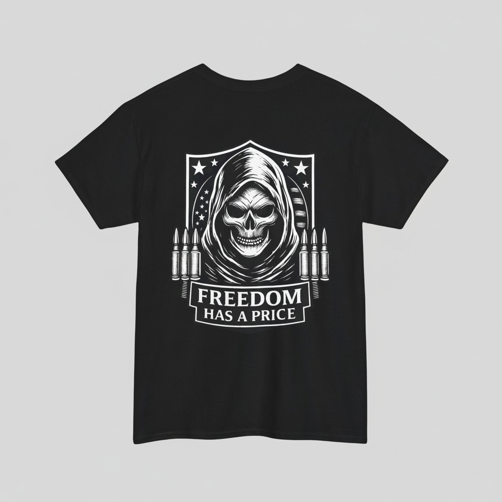 Freedom Has a Price - Reaper Crest T-Shirt