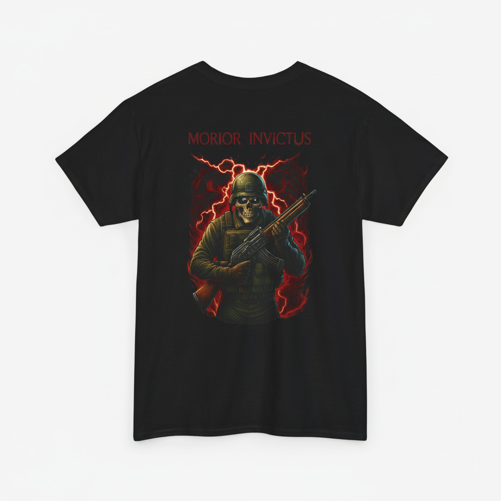 Morior Invictus - Skullshock Warrior T-Shirt