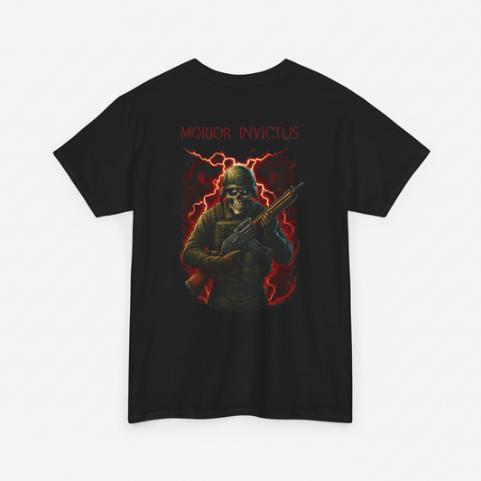 Morior Invictus - Skullshock Warrior T-Shirt