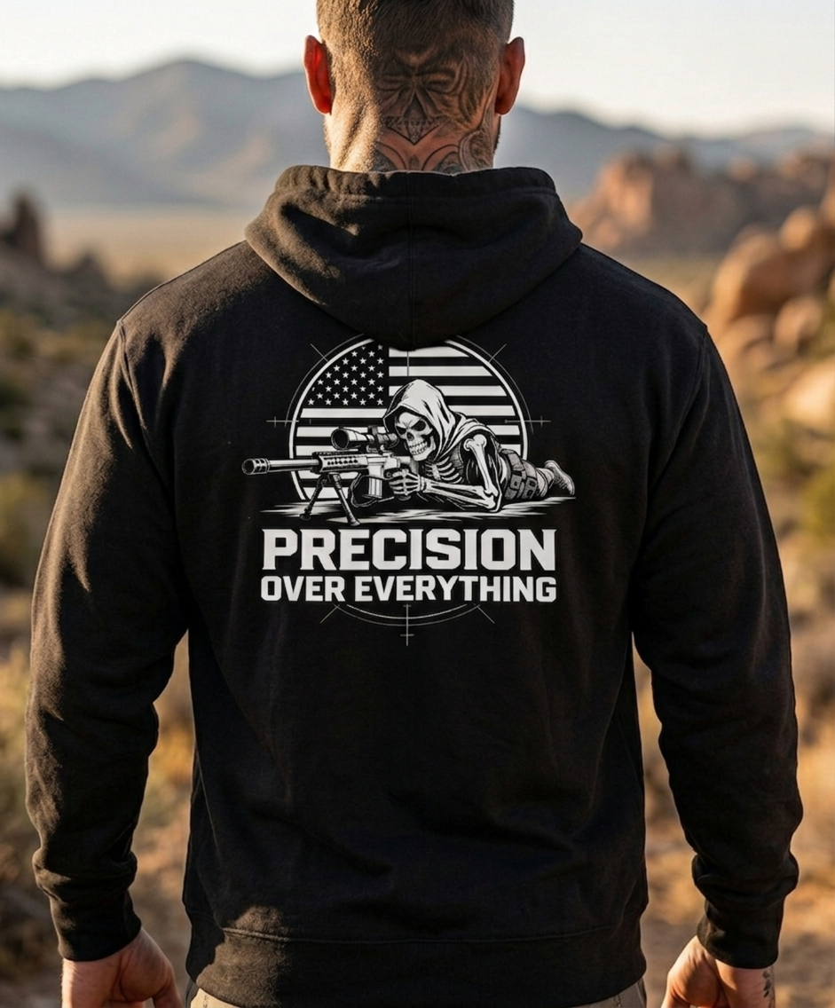 Precision Over Everything Tactical Hoodie