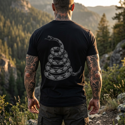 Coiled Resolve Graphic T‑Shirt